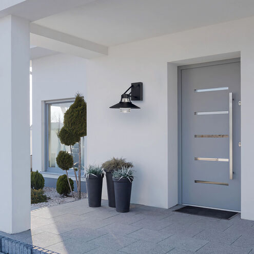 Radiant LED 10.5 inch Sand Black Outdoor Wall Sconce